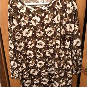 Camo flower California tunic